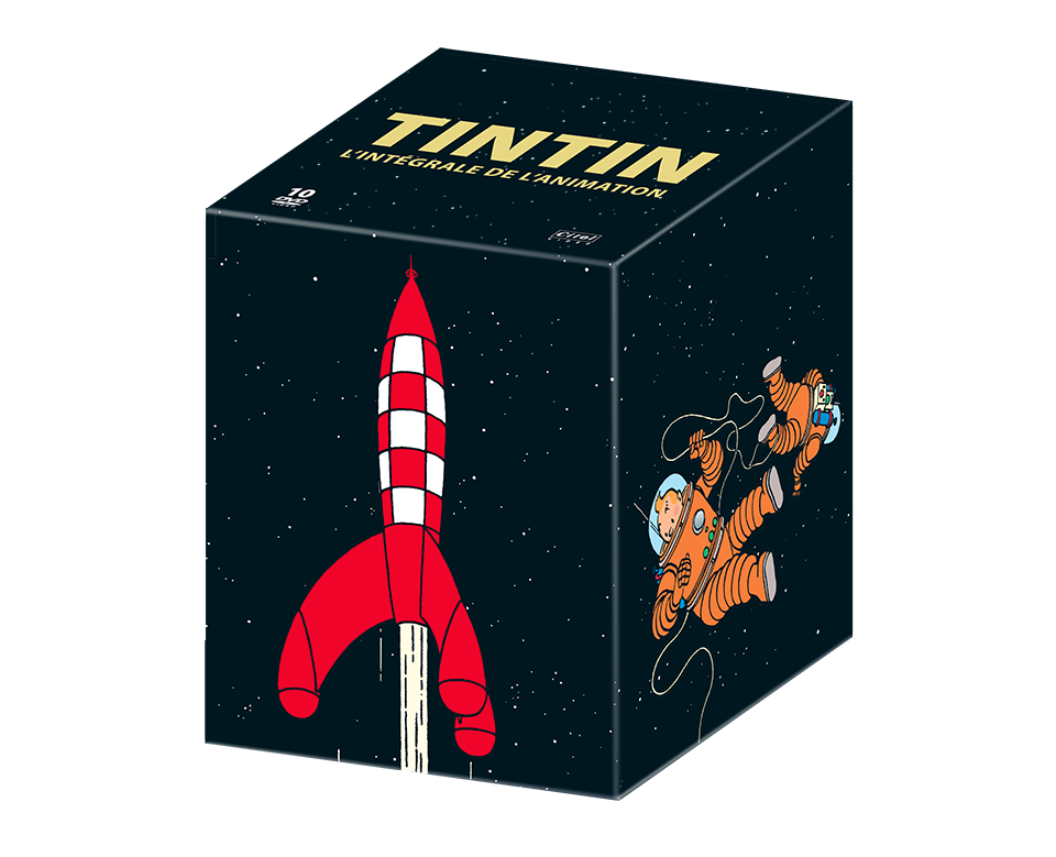 Tintin 3 aventures intégrales DVD citel vidéo. 
