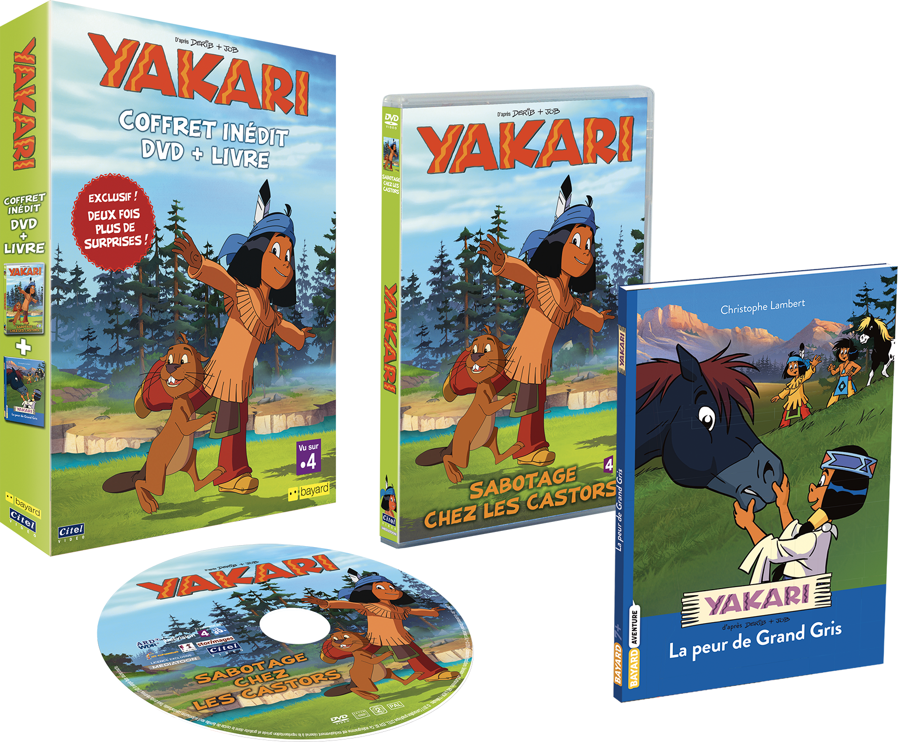 YAKARI_3D_COFFRETDVD+LIVRE