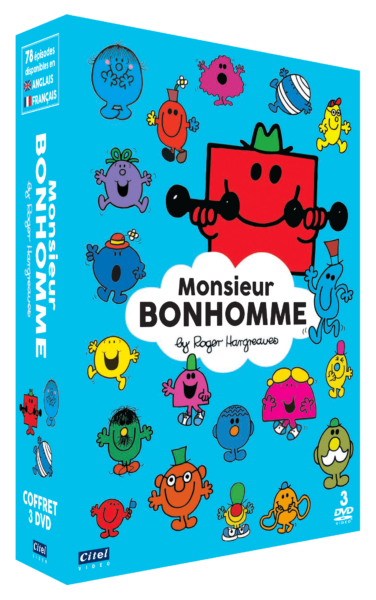 3D-MONSIEUR BONHOMME-COFFRET3DVD