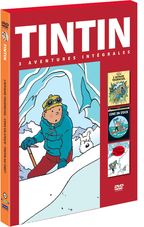 Les aventures de Tintin : 3 aventures - vol.6 DVD