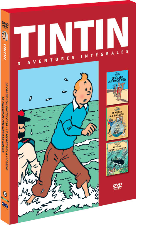 Les aventures de Tintin : 3 aventures - vol.3 DVD